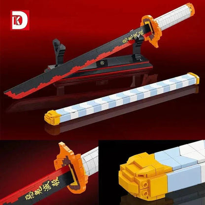 Movie Demon Slayer Nichirin Sword Bricks Toy | 790pcs