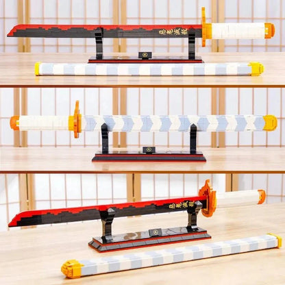 Movie Demon Slayer Nichirin Sword Bricks Toy | 790pcs