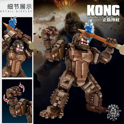 Movie Expert King Kong Bricks Toy | 1803pcs