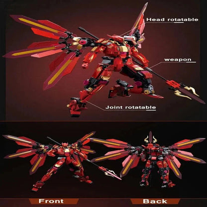 Movie Halberd Athena Transforming Mecha Robot Bricks Toy | 511pcs