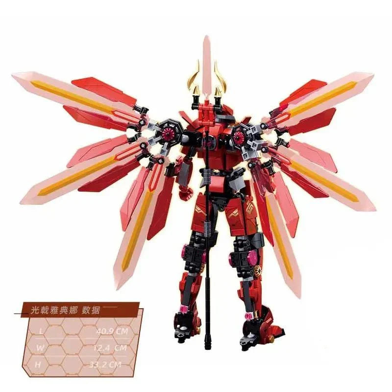 Movie Halberd Athena Transforming Mecha Robot Bricks Toy | 511pcs