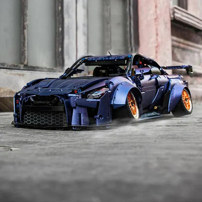 Stanced R35 GTR Godzilla Twin-Turbo | 2389pcs
