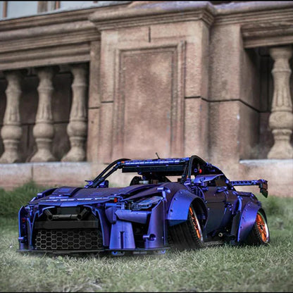 Stanced R35 GTR Godzilla Twin-Turbo | 2389pcs