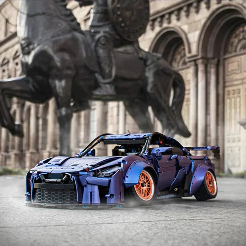 Stanced R35 GTR Godzilla Twin-Turbo | 2389pcs