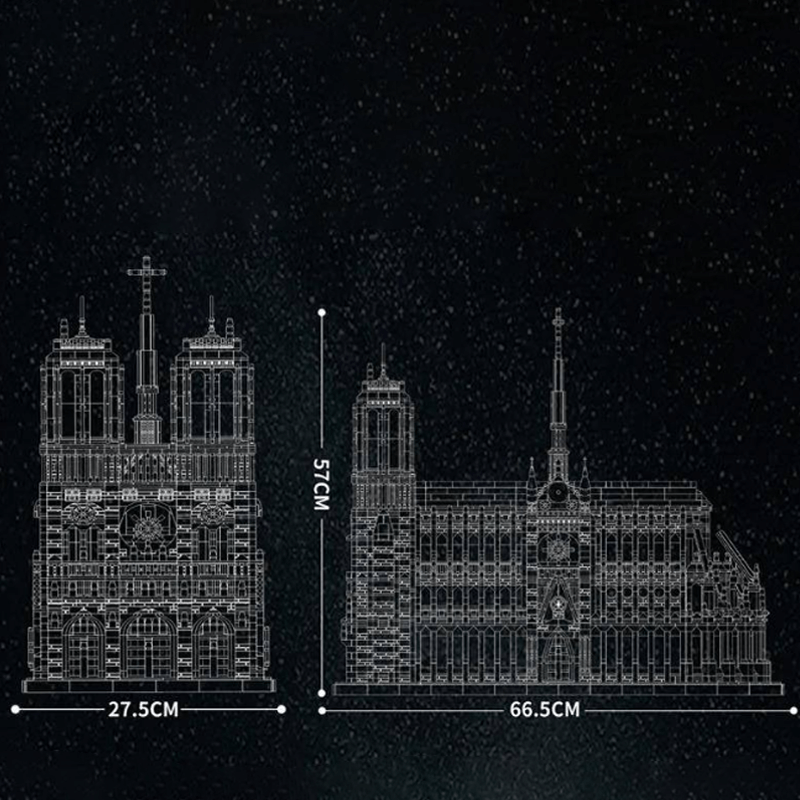 Notre Dame Cathedral | 8867pcs