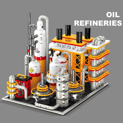 Offshore Oil Platform Building Blocks Kit