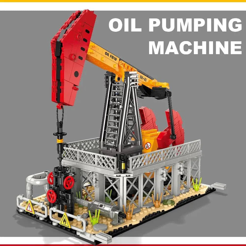 Offshore Oil Platform Building Blocks Kit