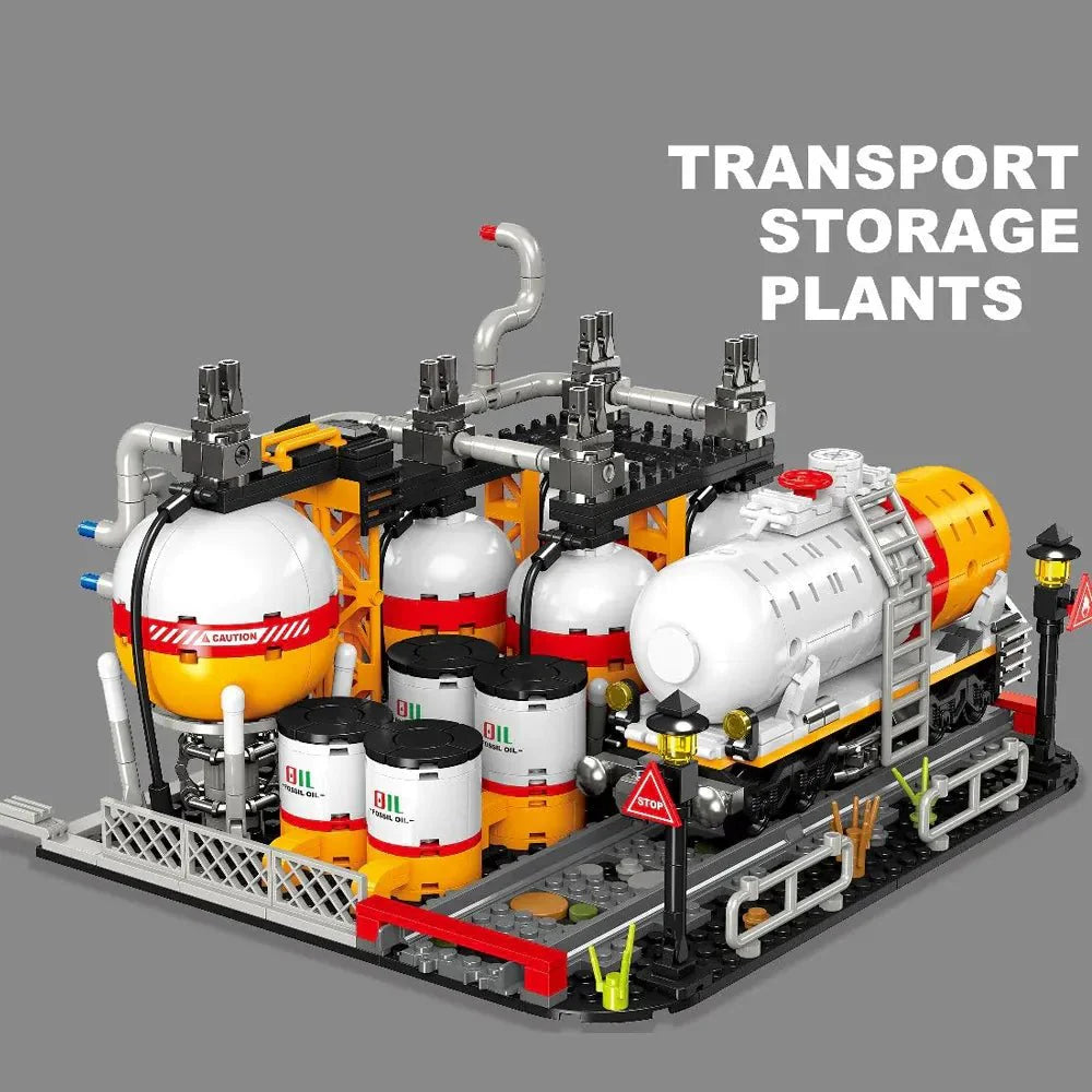 Offshore Oil Platform Building Blocks Kit