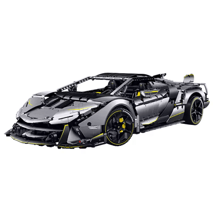 Lambo One-Offs Hypercar Supercar Building Blocks – 3,391 pieces – supercar collector model. 61 cm x 30 cm x 15 cm