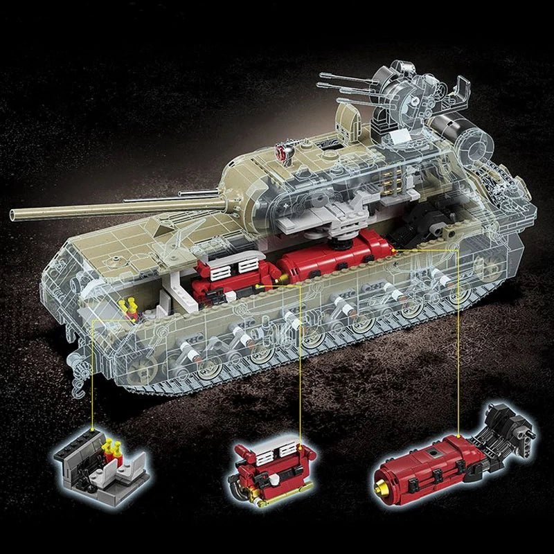 Panzer VIII Maus Tank Military | 3339pcs