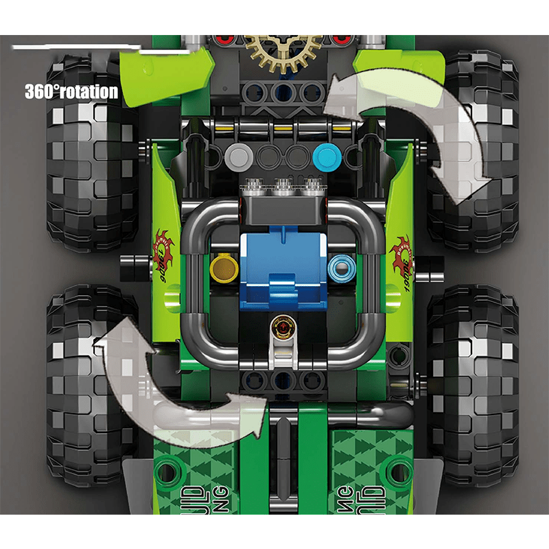 Pneumatic Forestry Harvester | 938pcs