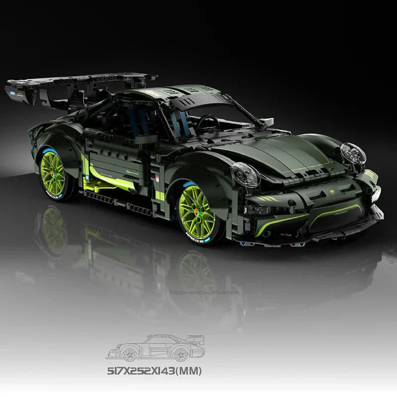 Widebody 911 Retro Sport Coupe Green | 2258pcs