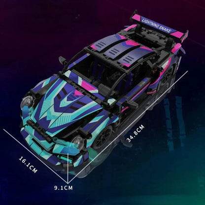 911 Cyberpunk Street Supercar | 1115pcs