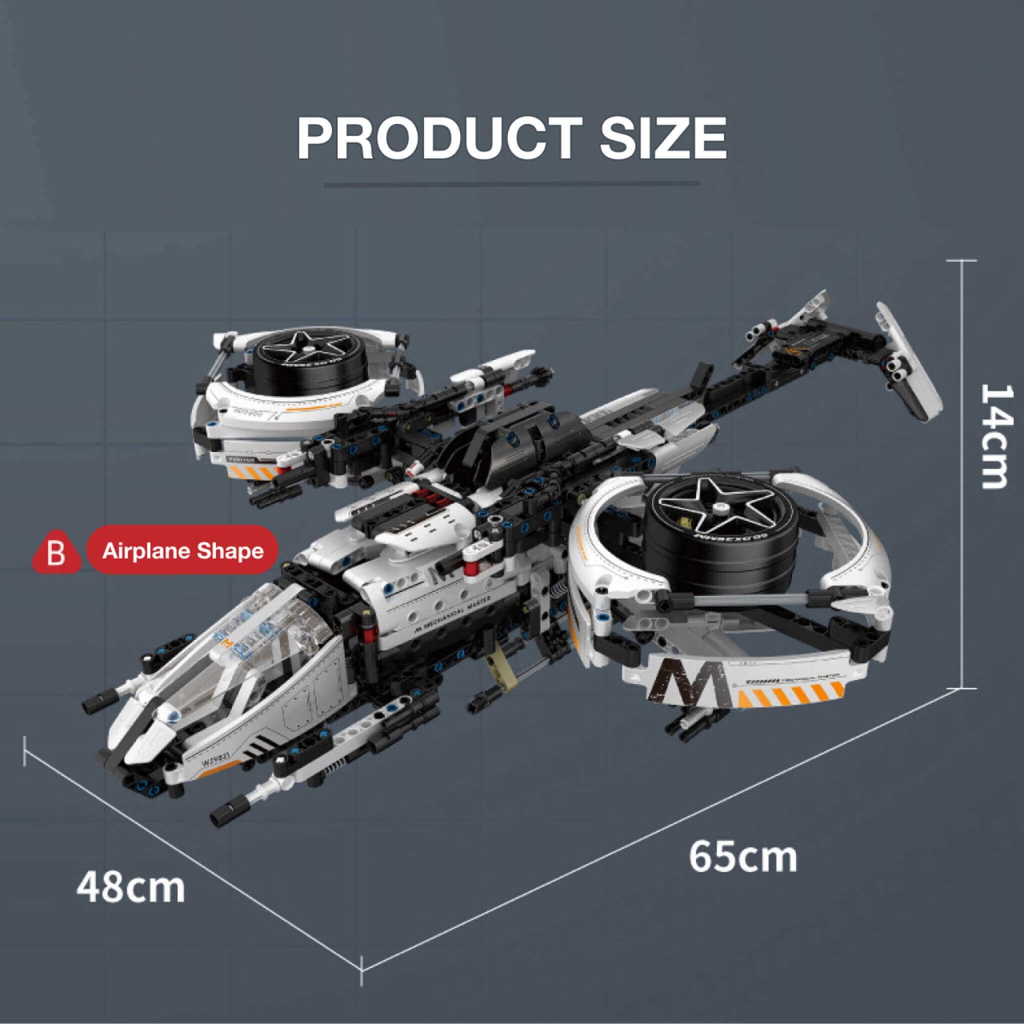 2-in-1 Transforming Sports Coupe | 1864pcs