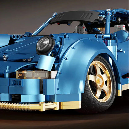 Widebody 911 RWB Blue | 2124pcs