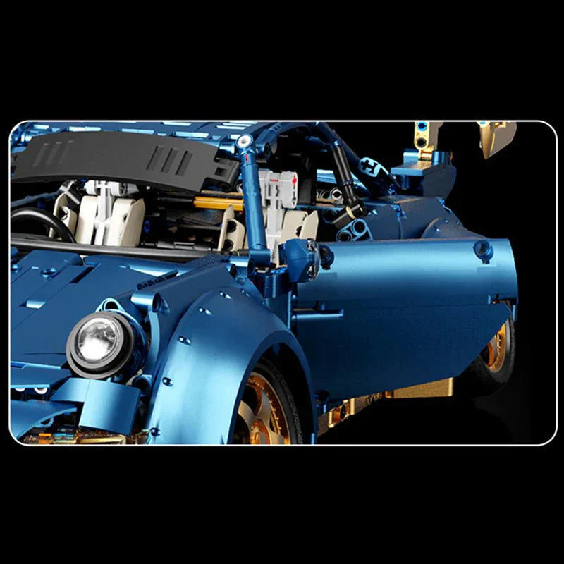 Widebody 911 RWB Blue | 2124pcs