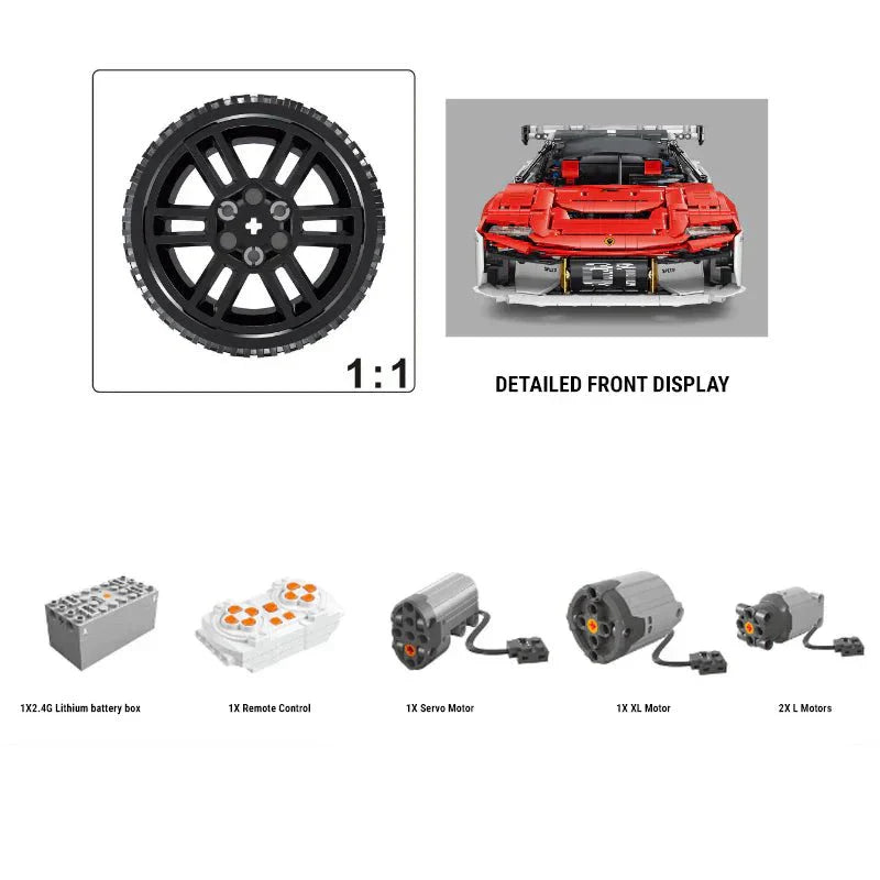 Electric GT Concept Racer | 2458pcs
