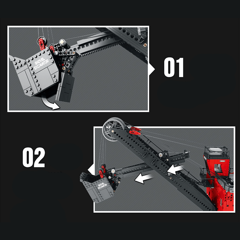 Heavy Power Shovel Excavator | 2968pcs
