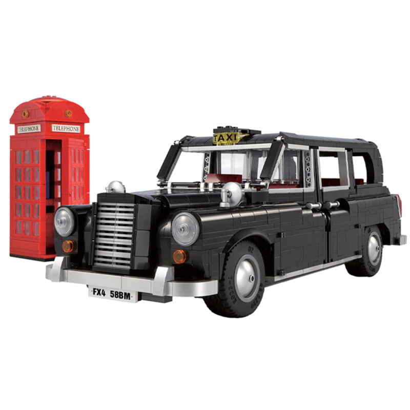 London Taxi TX4 Remote Control Classic Car Building Blocks – 1,870 pieces – collector-grade vehicle replica