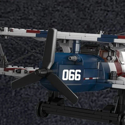 Racing Biplane American Style | 540pcs