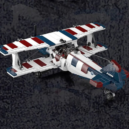 Racing Biplane American Style | 540pcs