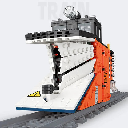 Rail Snowplow Train | 945pcs