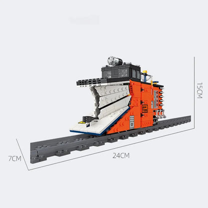 Rail Snowplow Train | 945pcs