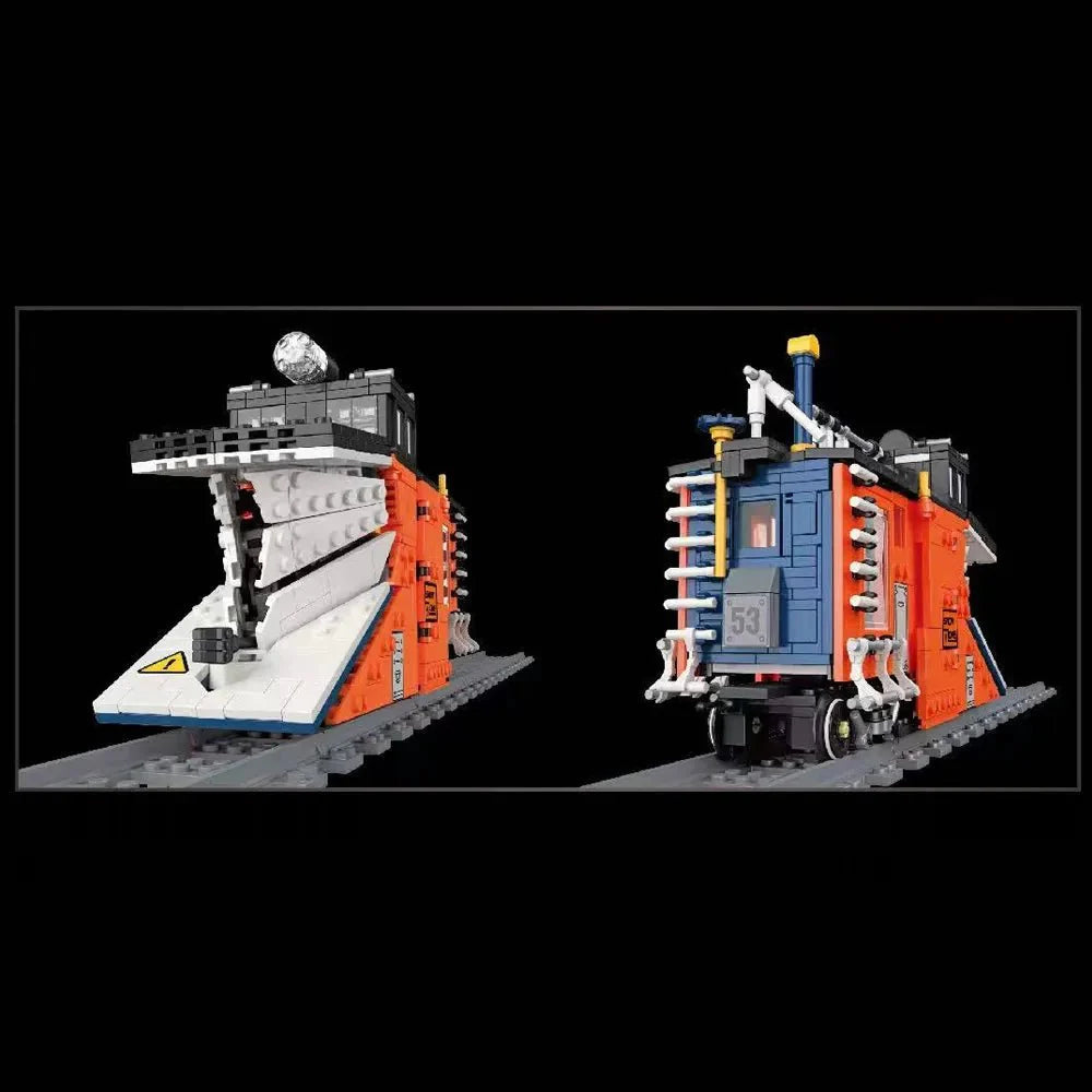 Rail Snowplow Train | 945pcs