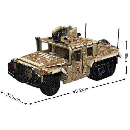 RC Military H2 Technical Truck | 2093pcs