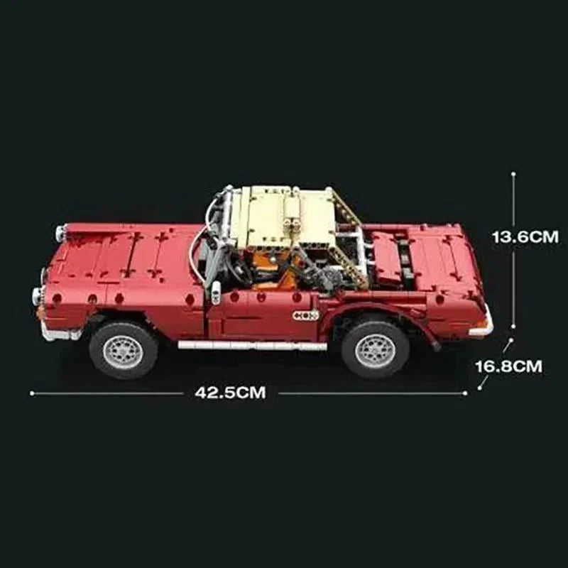RC Motorized Vintage Roadster | 1578pcs