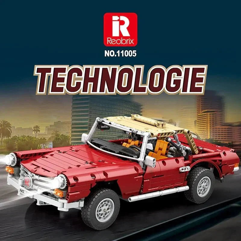 RC Motorized Vintage Roadster | 1578pcs