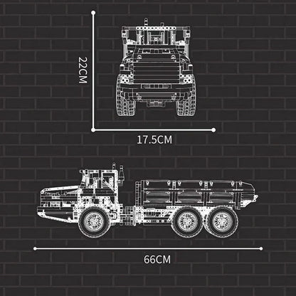 RC Articulated Dump Truck | 1888pcs