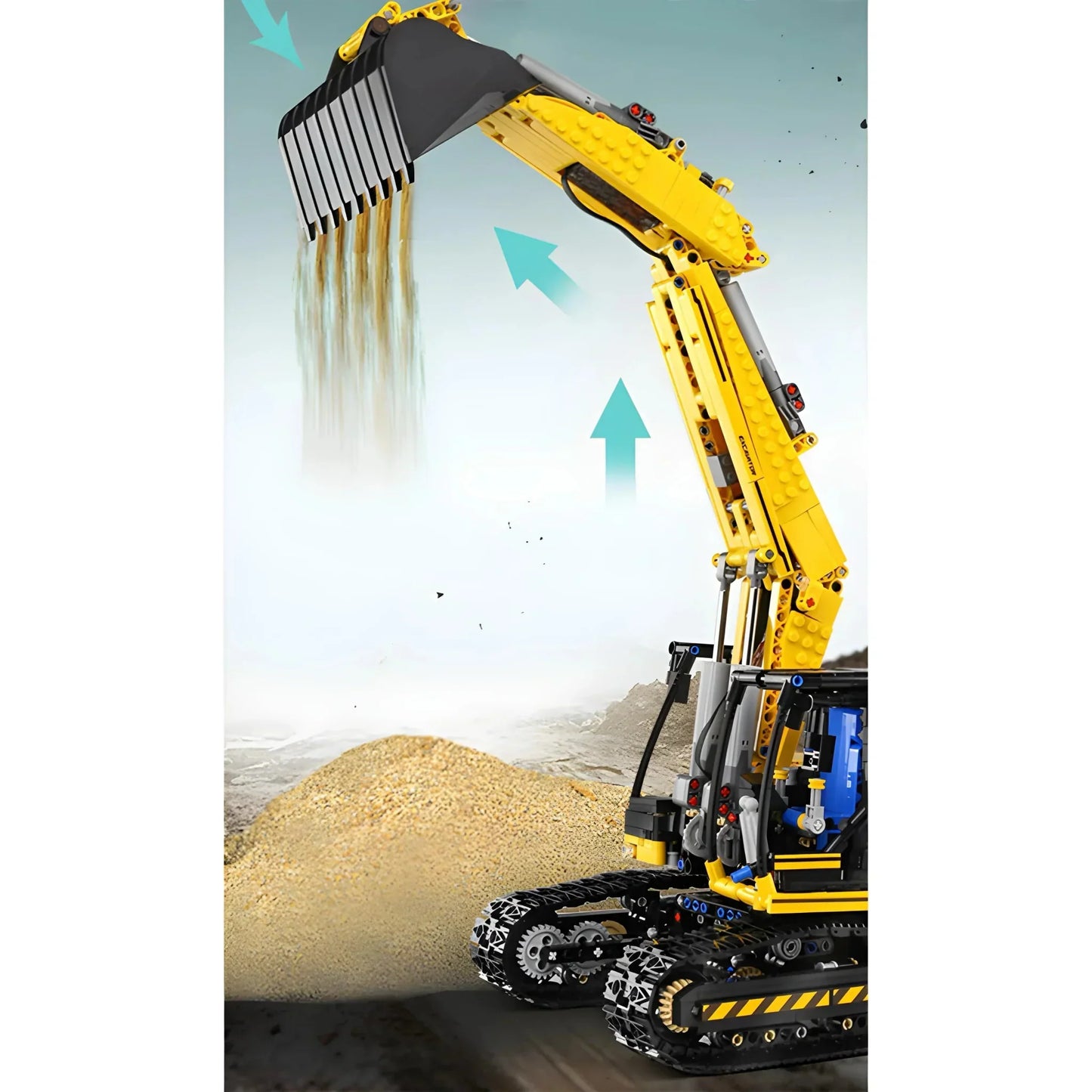 RC Heavy-Duty Excavator | 1830pcs