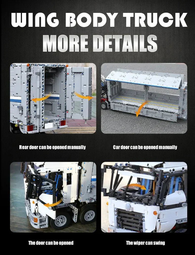 RC Wing-Body Cargo Truck | 4166pcs