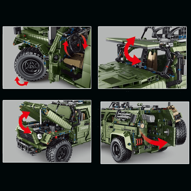 Remote Controlled Armoured Raid Vehicle | 3174pcs