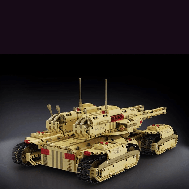 Remote Controlled Army 4 Track Tank | 3295pcs