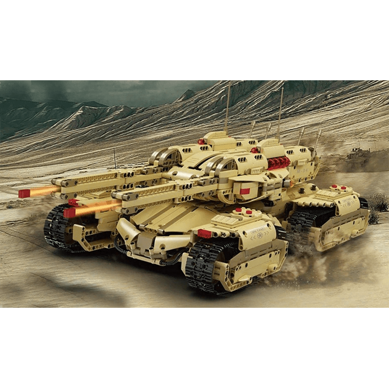 Remote Controlled Army 4 Track Tank | 3295pcs