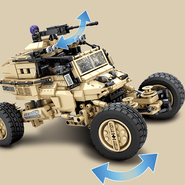 Remote Controlled Army Buggy | 1181pcs