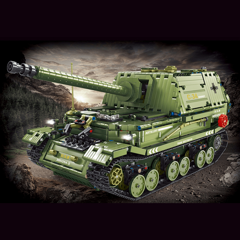 Remote Controlled Ferdid Tank Destroyer | 2435pcs
