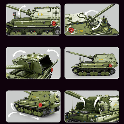 Remote Controlled Ferdid Tank Destroyer | 2435pcs