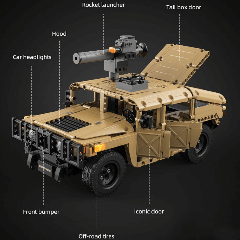 Remote Controlled Hummer H2 | 627pcs