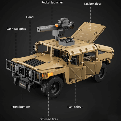 Remote Controlled Hummer H2 | 627pcs