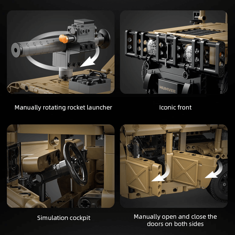 Remote Controlled Hummer H2 | 627pcs