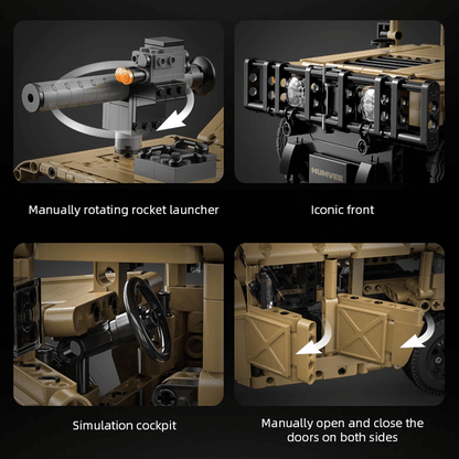 Remote Controlled Hummer H2 | 627pcs
