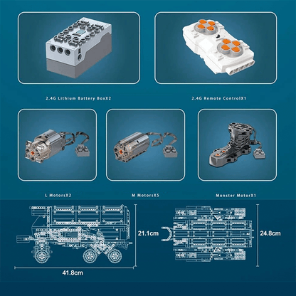 Remote Controlled Mars Buggy | 1608pcs