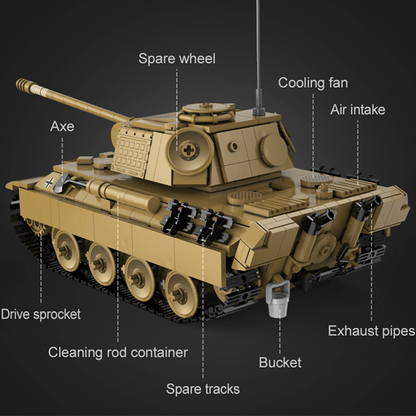 Remote Controlled Panther Tank | 906pcs