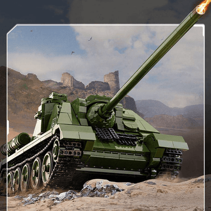 Remote Controlled SU-100 Tank Destroyer | 1700pcs