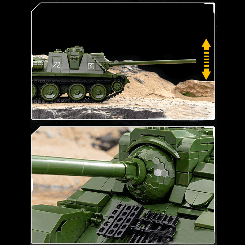 Remote Controlled SU-100 Tank Destroyer | 1700pcs