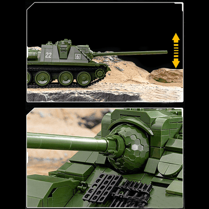Remote Controlled SU-100 Tank Destroyer | 1700pcs