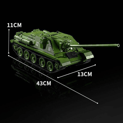 Remote Controlled SU-100 Tank Destroyer | 1700pcs